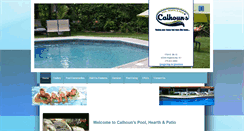 Desktop Screenshot of calhounspool.com
